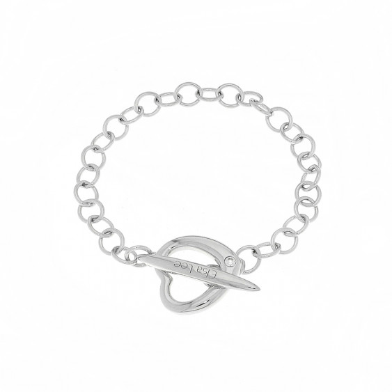 Bracelet argent rhodié collection Love