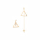 Boucles d'oreilles Triangle