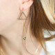 Boucles d'oreilles Triangle