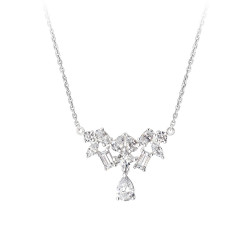 Collier argent collier pendentif de pierres Elsa Lee Paris